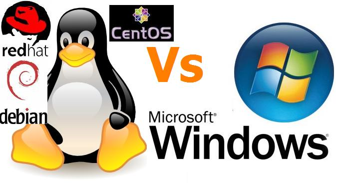 windows vs linux shell