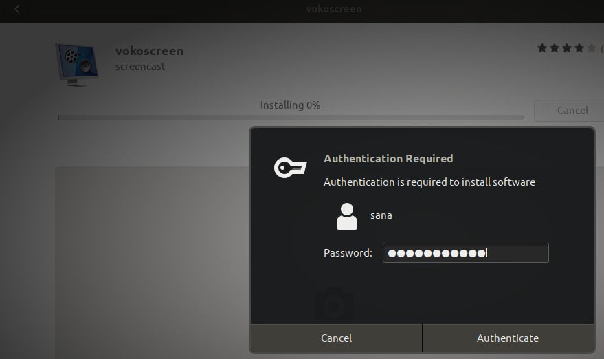 authenticate yourself as admin user