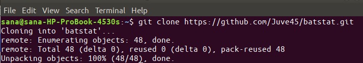 Clone Batstat repository